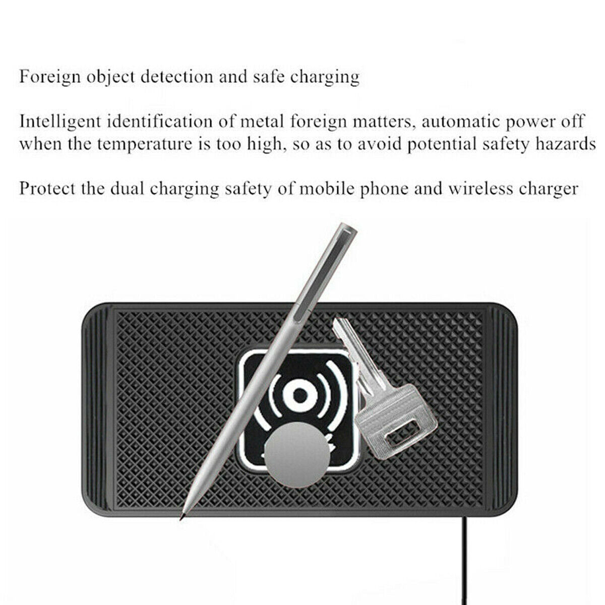Wireless Car Charger Pad – Fast Charging with USB Connector