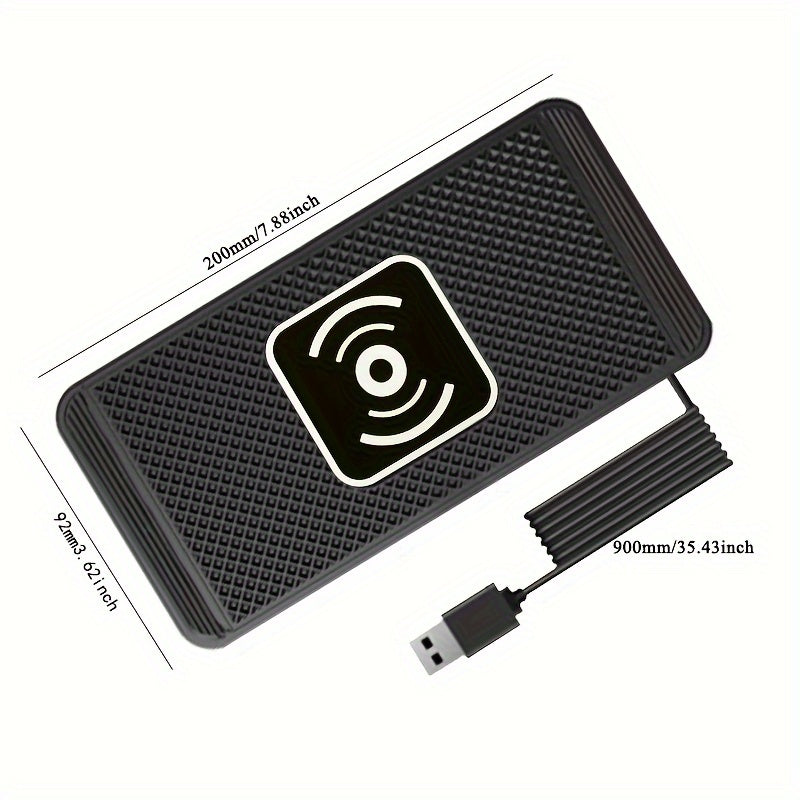 Wireless Car Charger Pad – Fast Charging with USB Connector