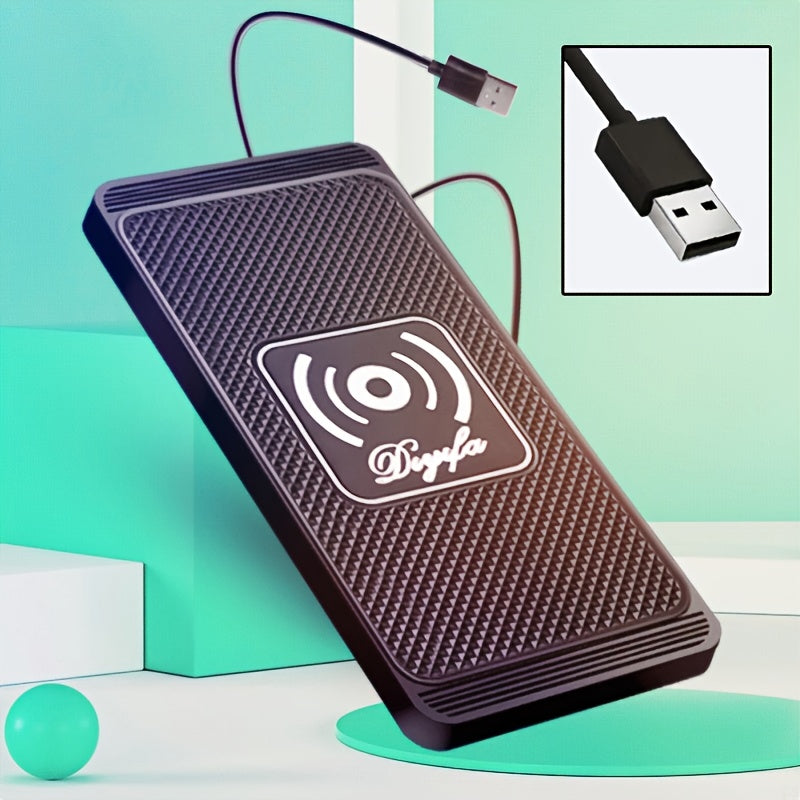 Wireless Car Charger Pad – Fast Charging with USB Connector