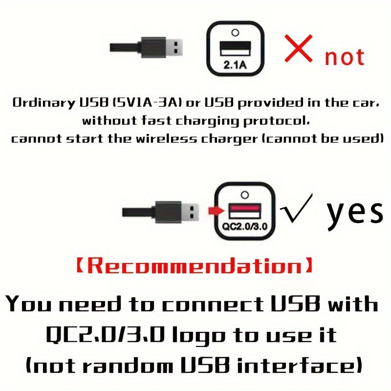 Wireless Car Charger Pad – Fast Charging with USB Connector