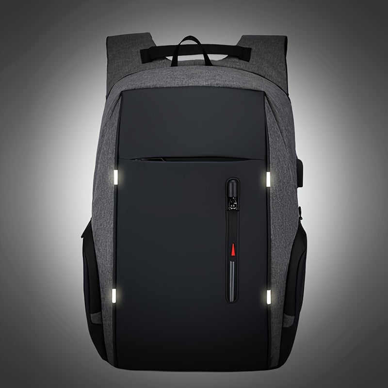 Men’s Anti-Theft Laptop Backpack – Large Capacity Travel & Business Bag