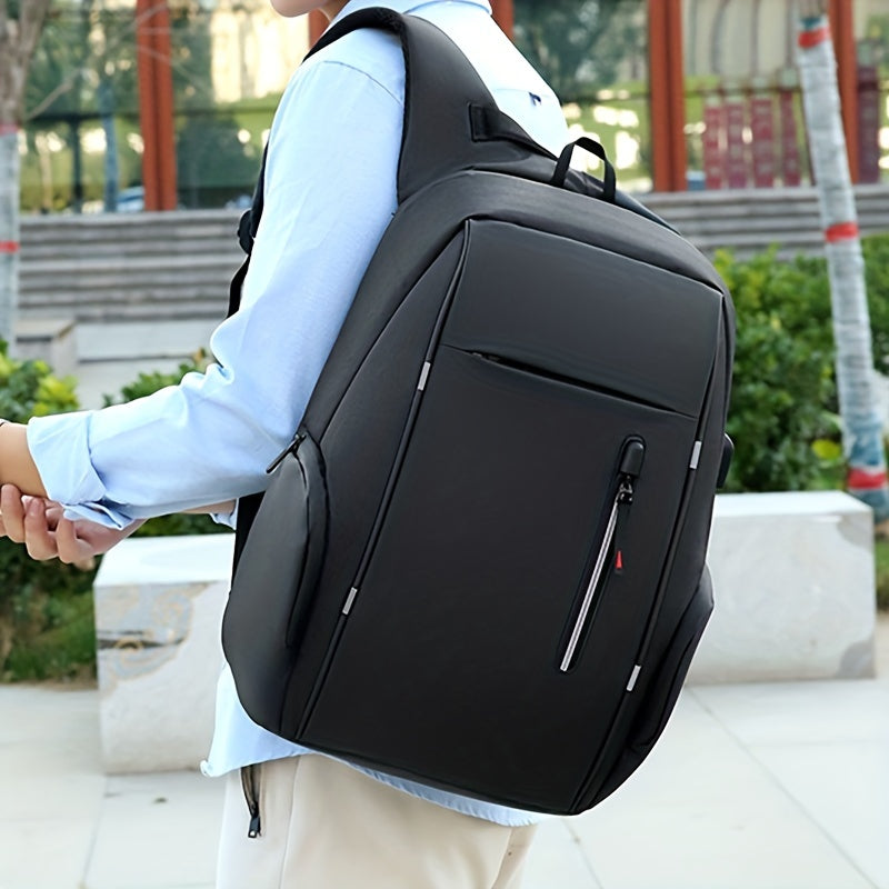 Men’s Anti-Theft Laptop Backpack – Large Capacity Travel & Business Bag