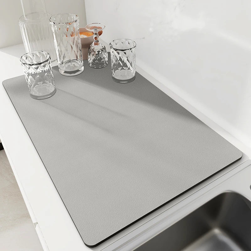 Kitchen Dish Drying Mat