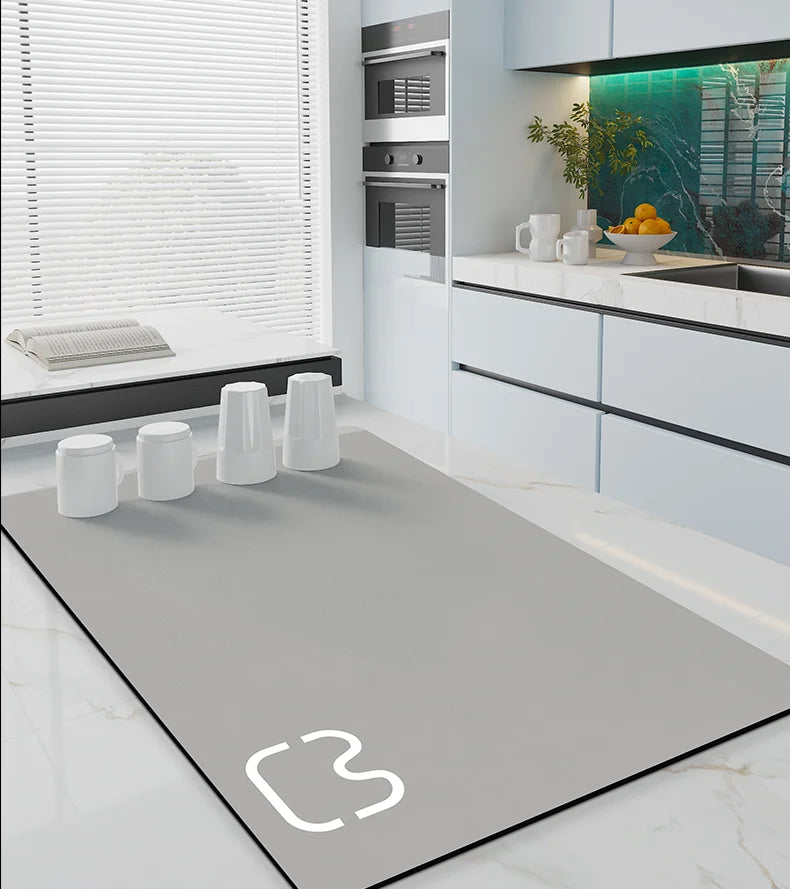 Kitchen Dish Drying Mat