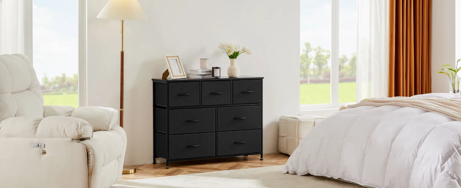 JHK 7-Drawer Fabric Bedroom Organizer