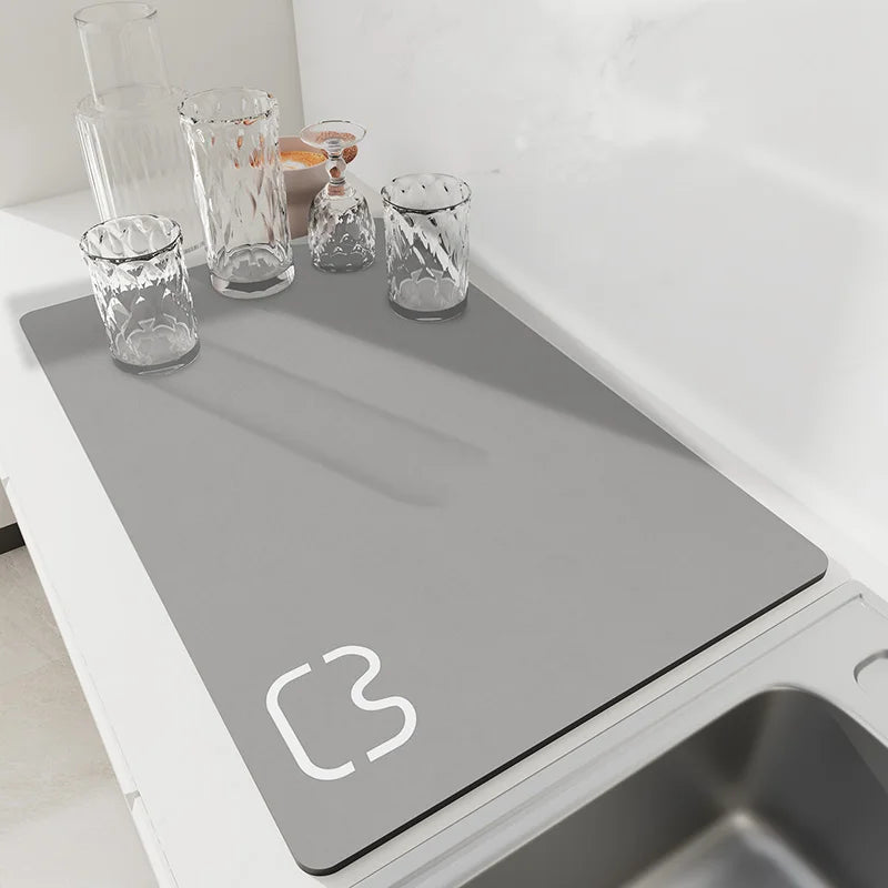 Kitchen Dish Drying Mat