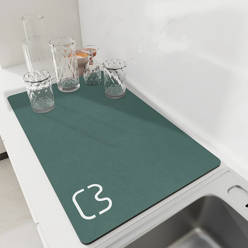 Kitchen Dish Drying Mat