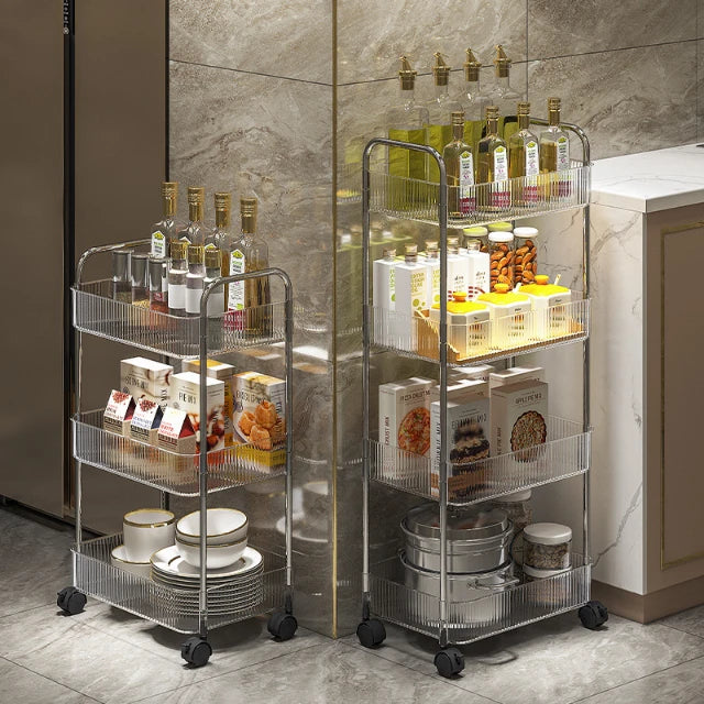 3/4 Layer Rolling Storage Trolley