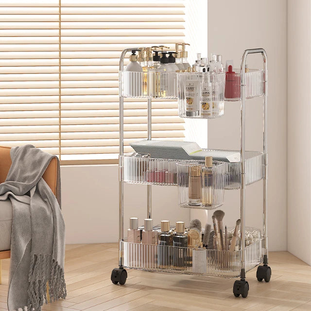 3/4 Layer Rolling Storage Trolley