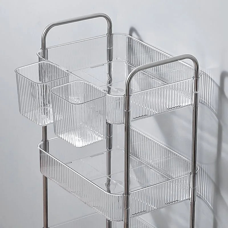 3/4 Layer Rolling Storage Trolley