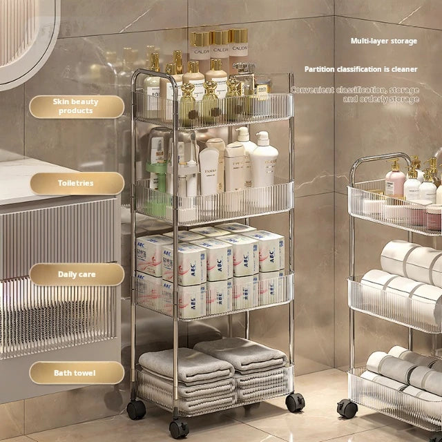 3/4 Layer Rolling Storage Trolley