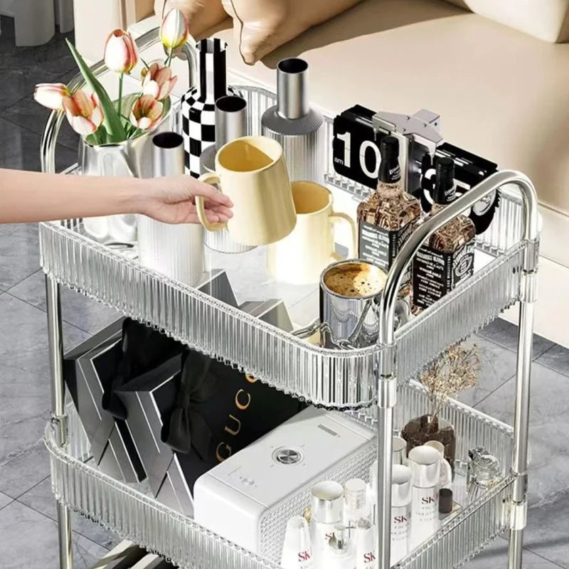 3/4 Layer Rolling Storage Trolley
