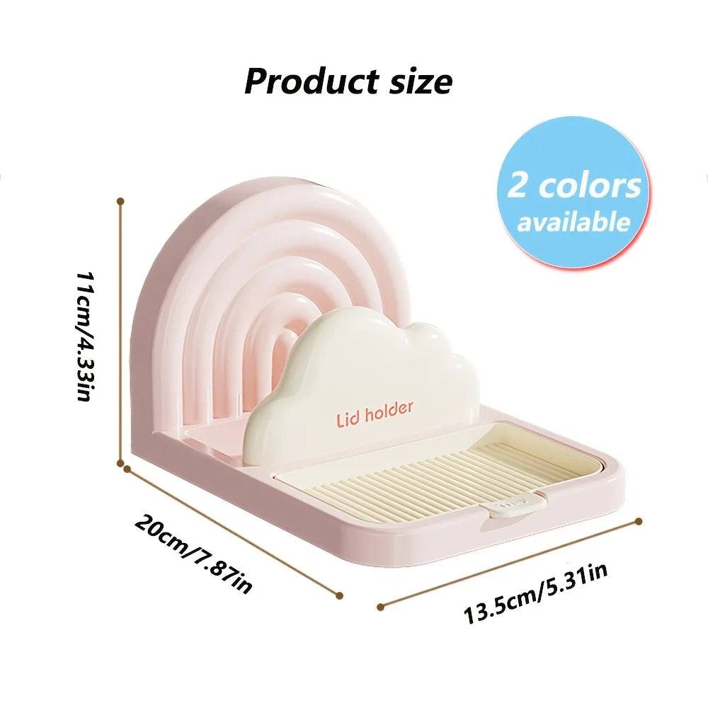 Multifunctional Kitchen Lid & Spoon Holder