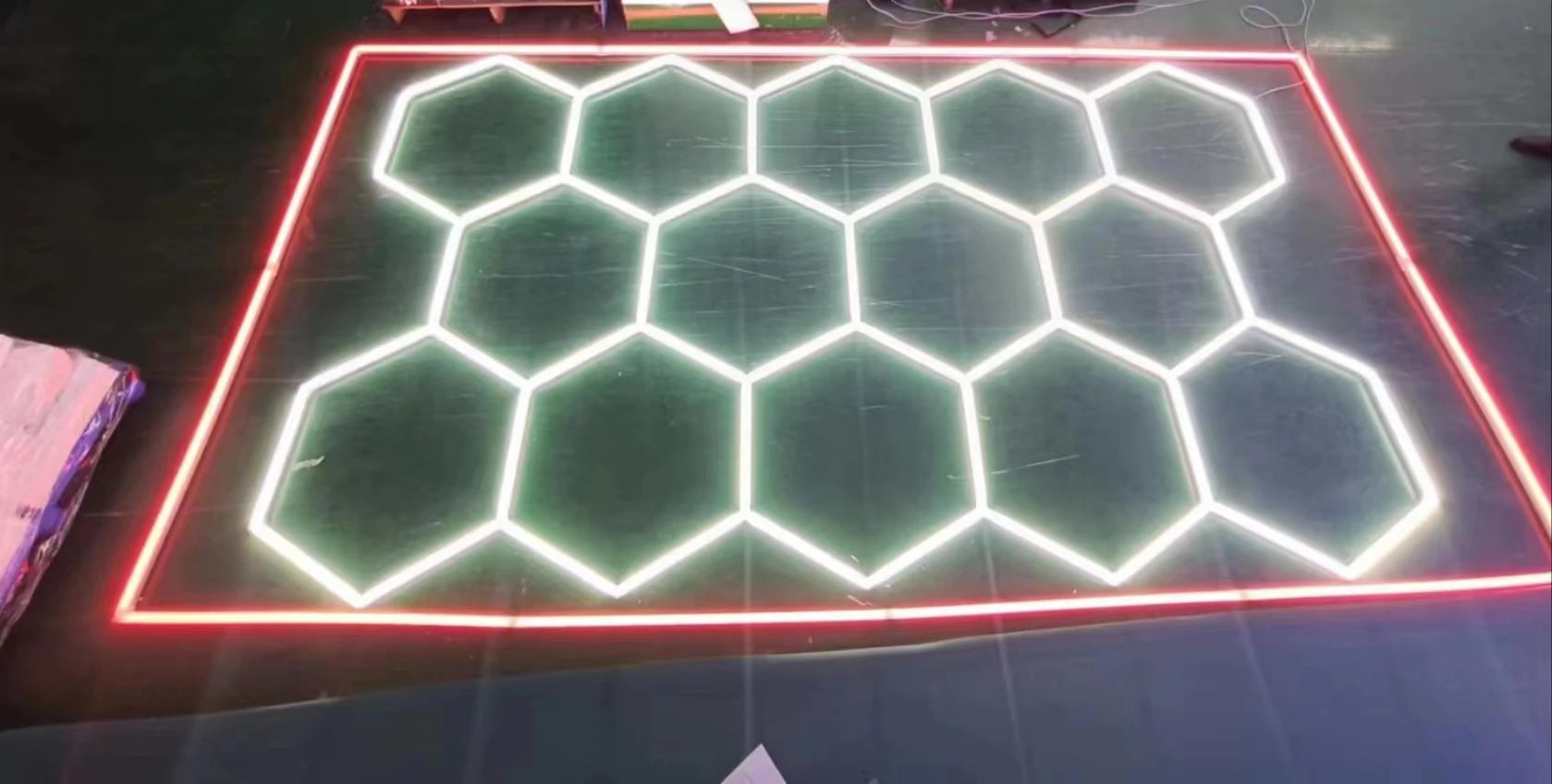 Hexagon LED Garage Light