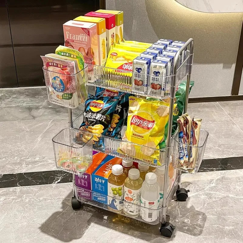 3/4 Layer Rolling Storage Trolley