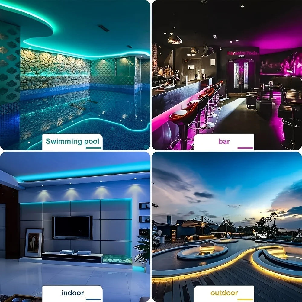 EU Plug LED Neon Strip Light