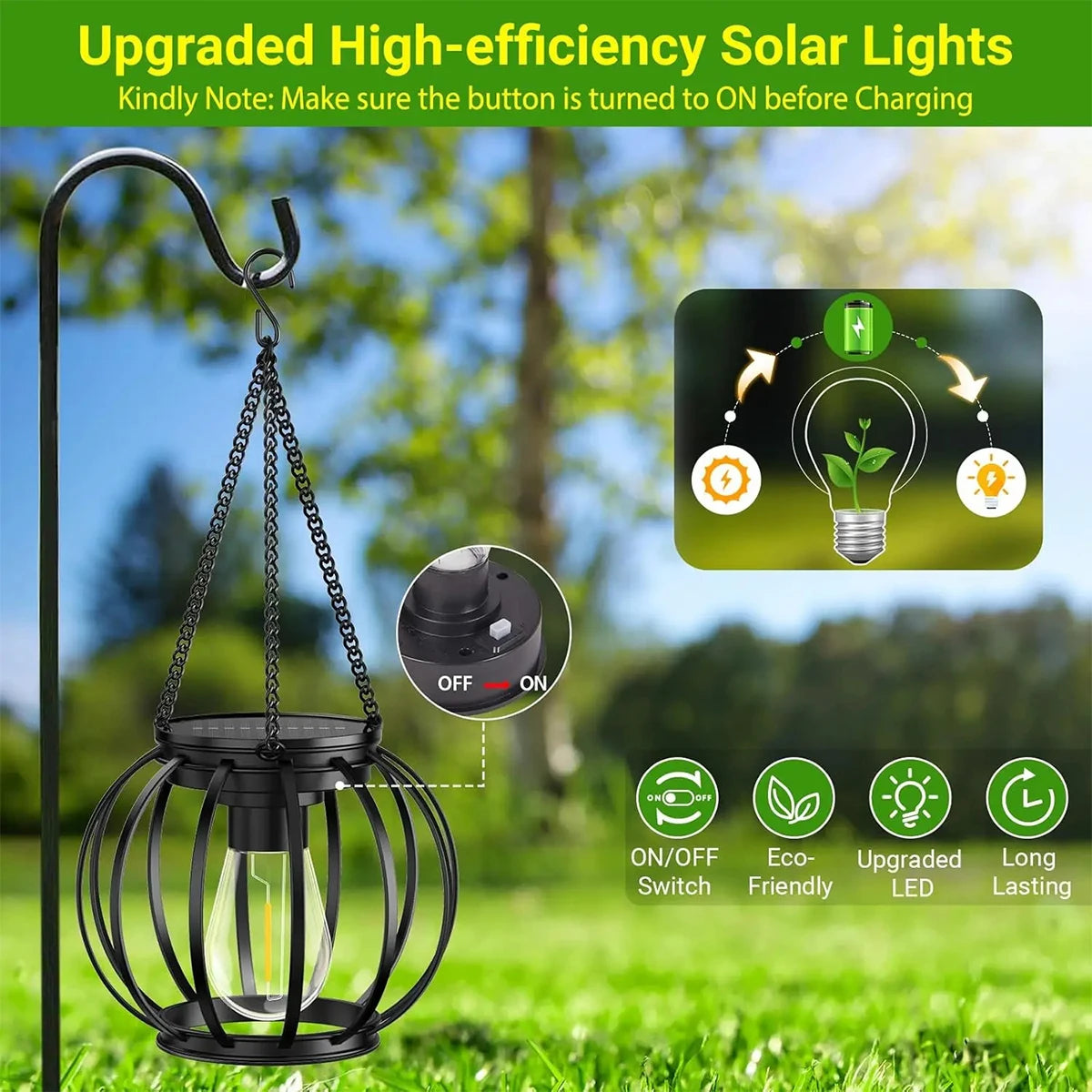 Waterproof Outdoor Garden Light with Daylight Sensor