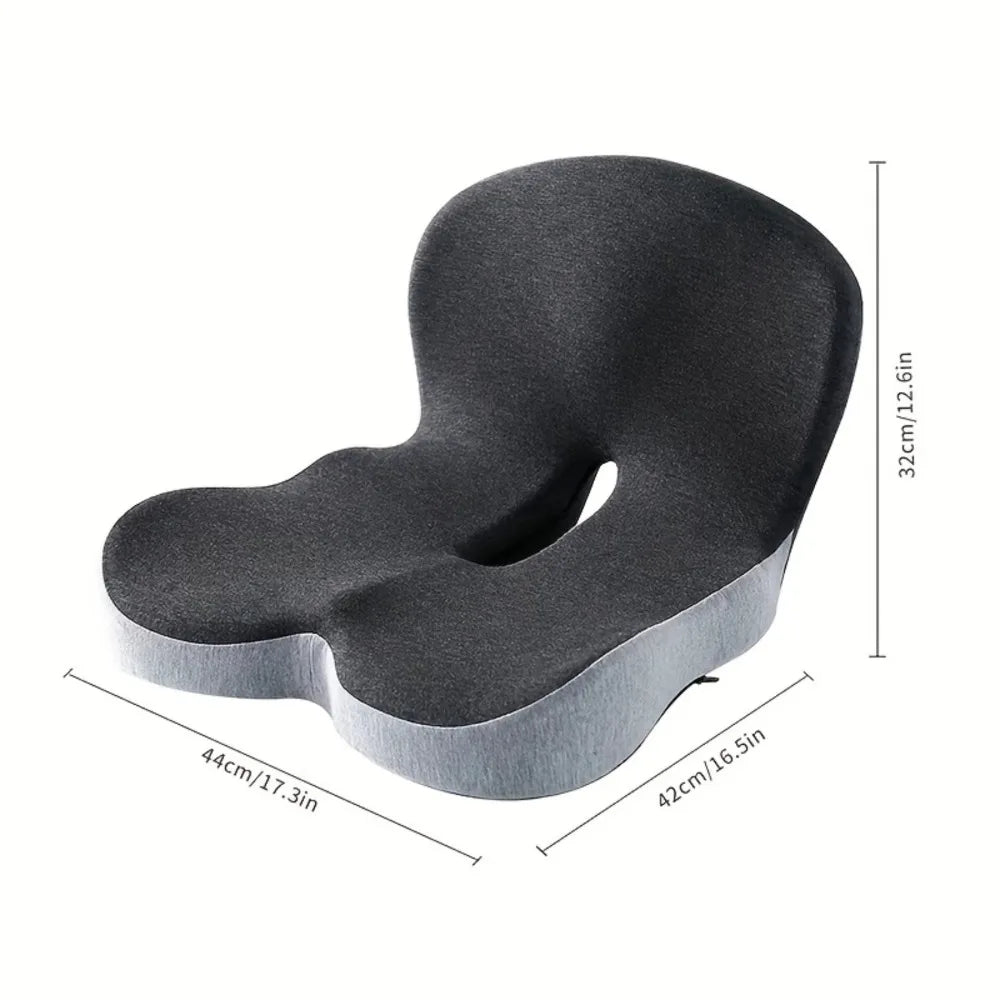 Memory Foam Backrest Cushion – Non-Slip Car Seat Support for Drivers