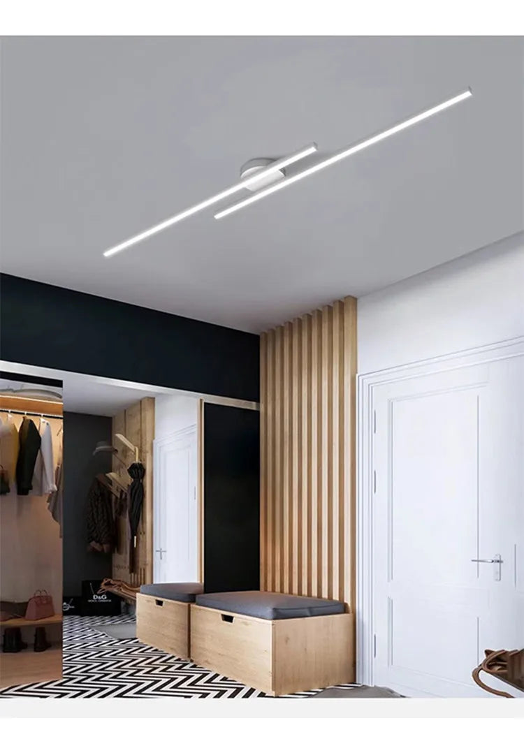 Long Aluminium LED Ceiling Light