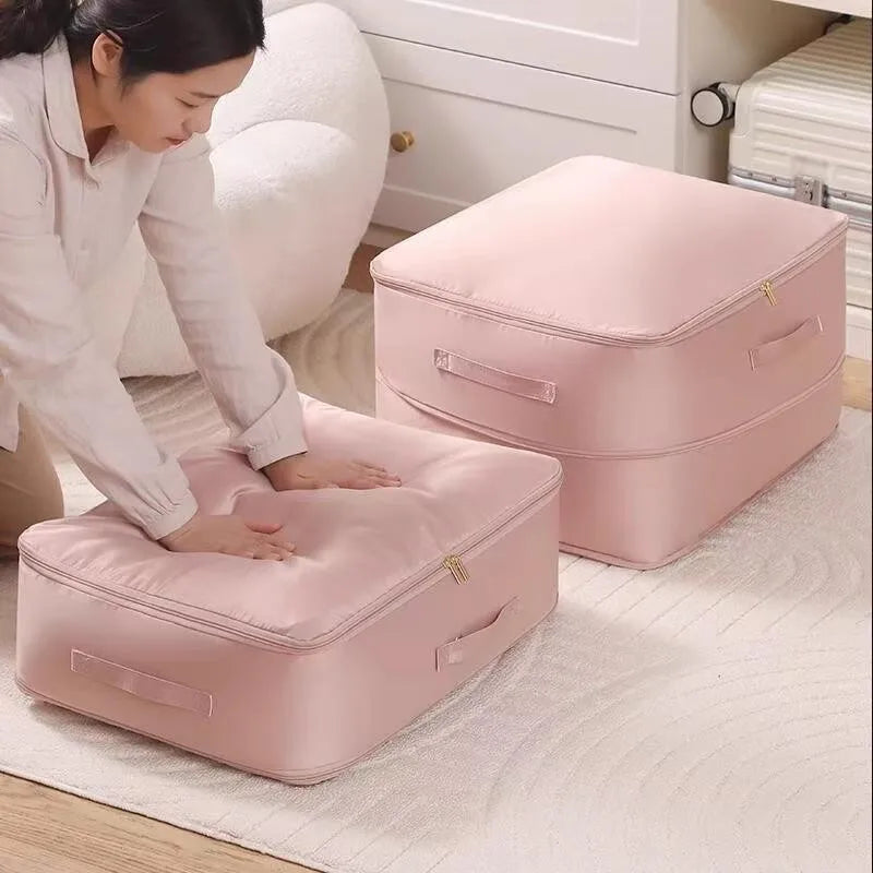 Self-Compressing Storage Bag
