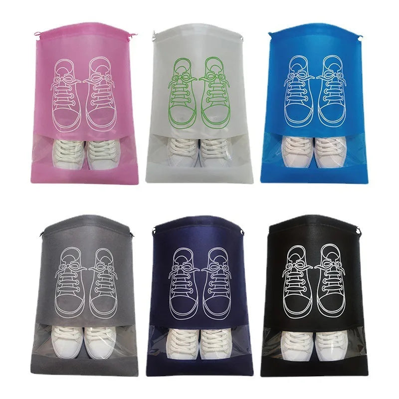Shoes Storage Bags – Waterproof Non-Woven Closet & Travel Organizer