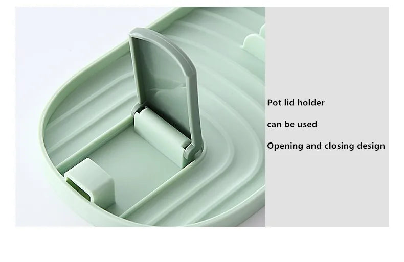 Plastic Spoon Holder – Heat-Resistant Kitchen Utensil Organizer