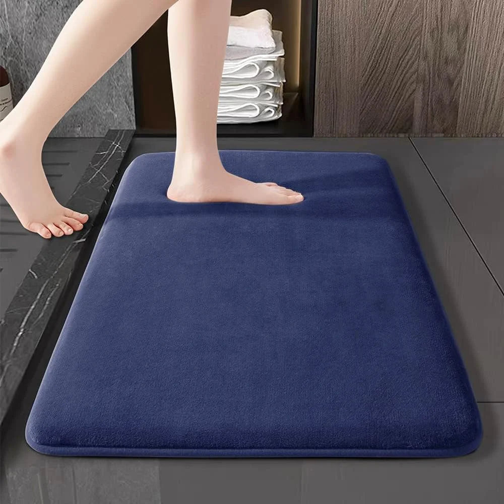 Super Absorbent Anti-Slip Bath Mat – Coral Velvet Floor & Door Mat