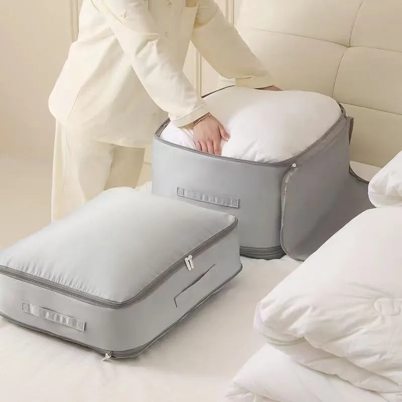 Self-Compressing Storage Bag