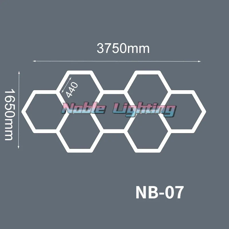 Hexagon LED Garage Light