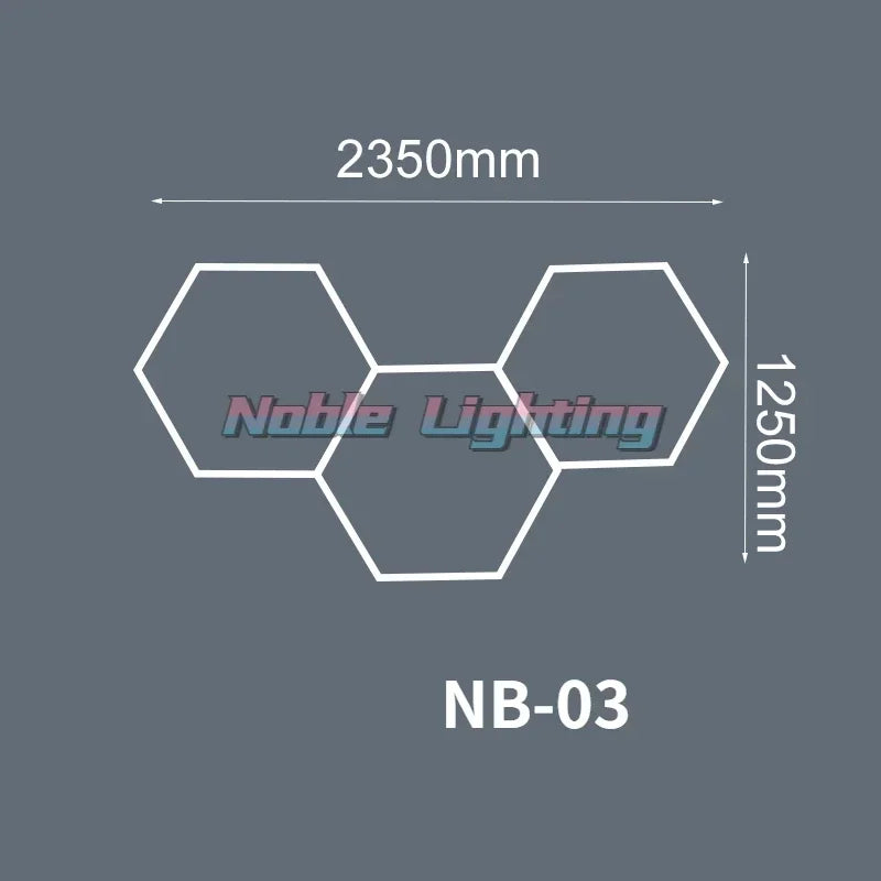 Hexagon LED Garage Light