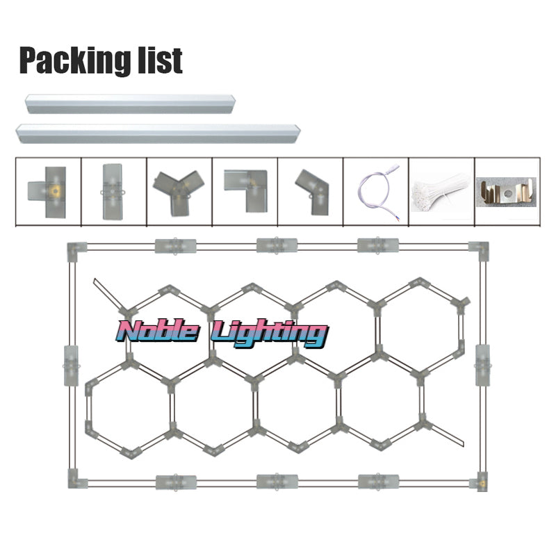 Hexagon LED Garage Light