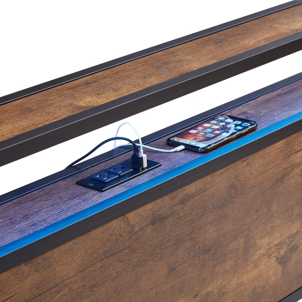 Queen Size Metal Platform Bed