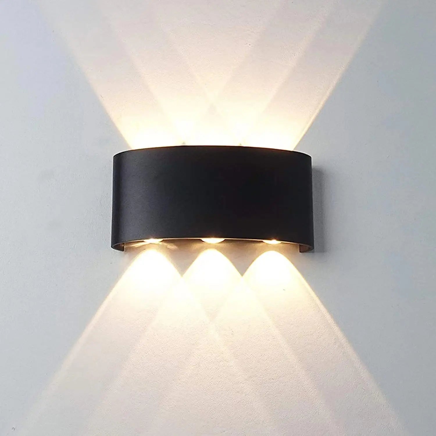 LED Wall Sconce – Modern Indoor & Outdoor Up/Down Wall Mount Light for Living Room