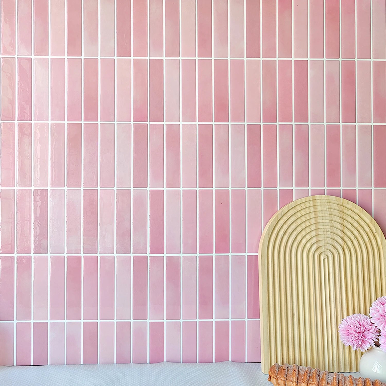 10 PCS Waterproof & Anti-Oil Peel-and-Stick Wall Tiles