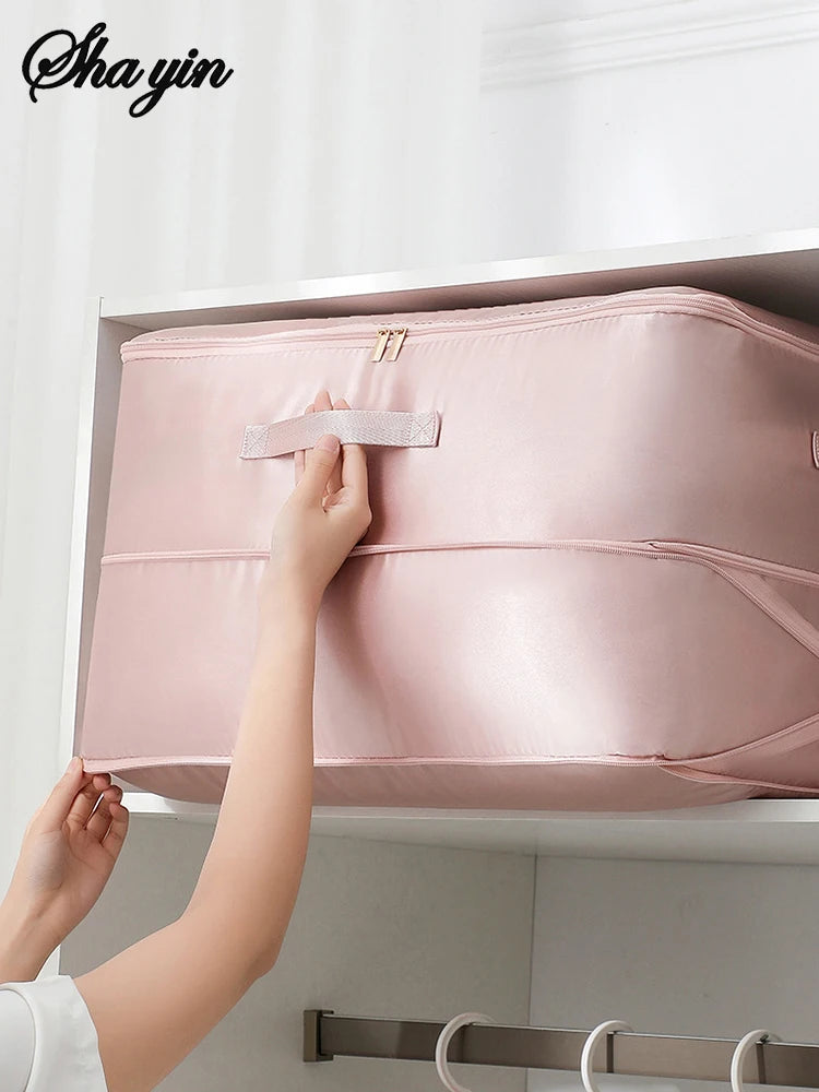 Self-Compressing Storage Bag