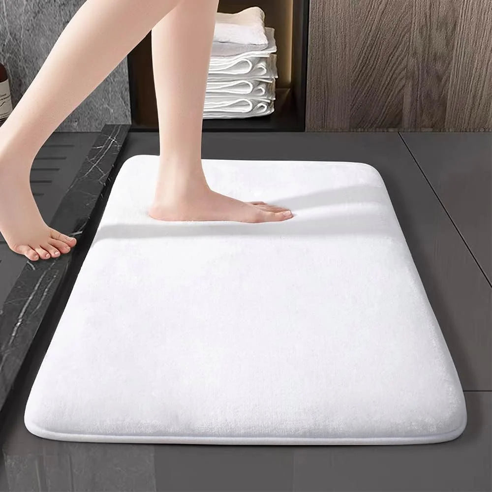 Super Absorbent Anti-Slip Bath Mat – Coral Velvet Floor & Door Mat