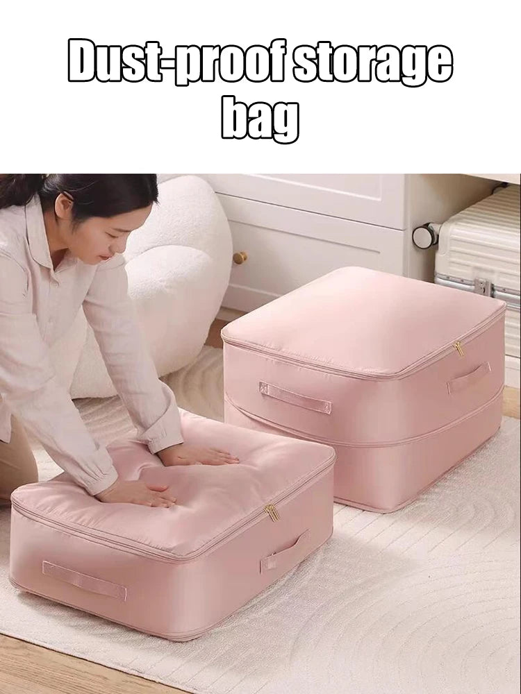 Self-Compressing Storage Bag