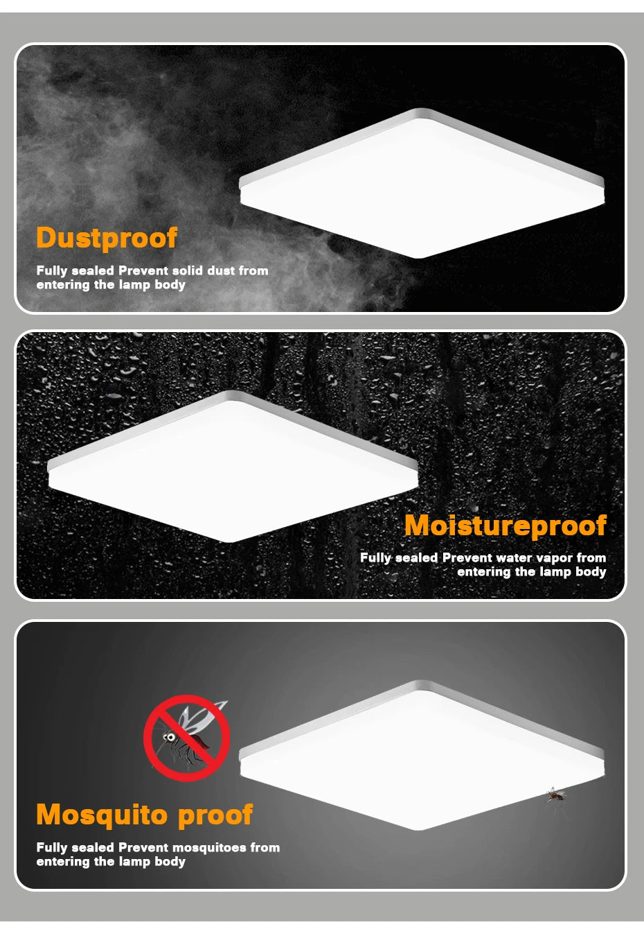 Square LED Ceiling Lamp