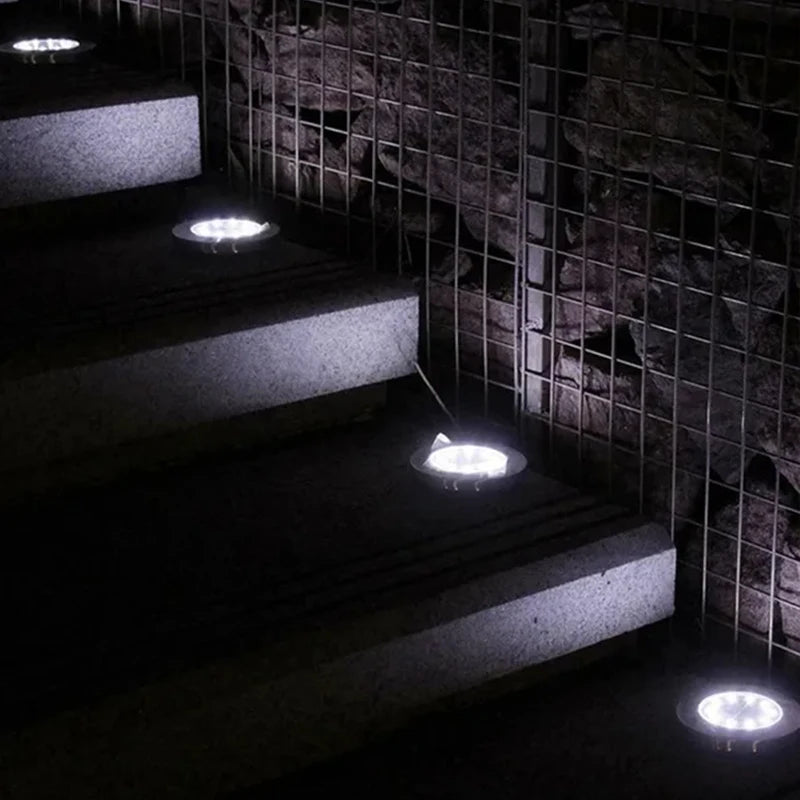 8/20 LED Solar Disk Lights