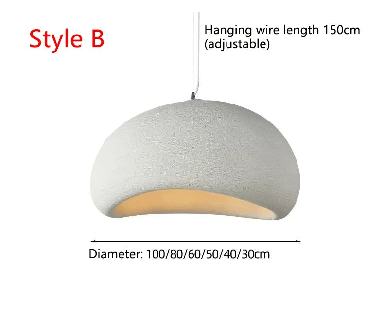 Nordic Wabi-Sabi LED Chandelier