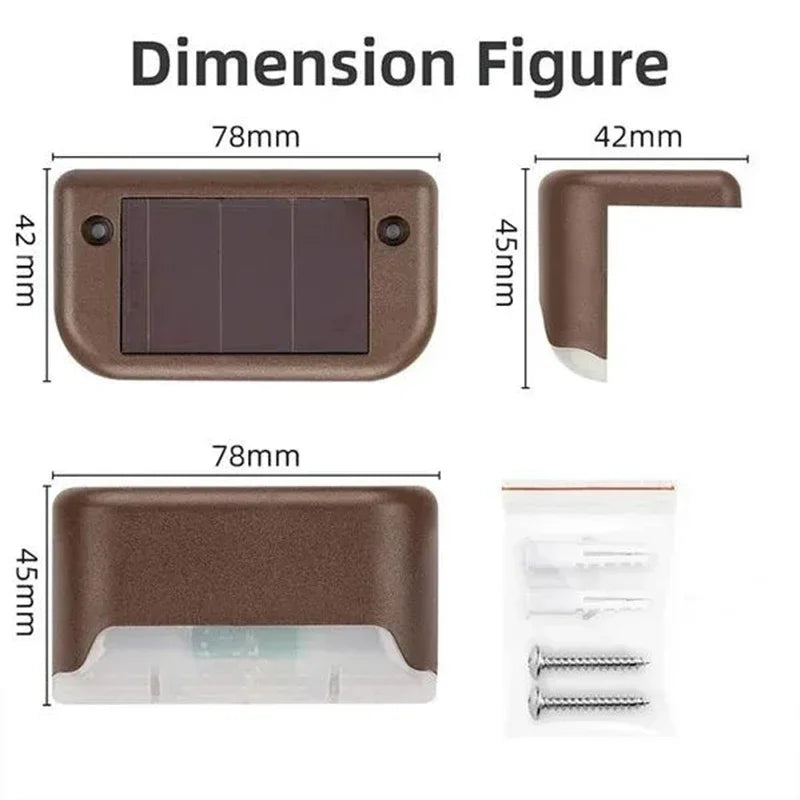Waterproof Outdoor Garden, Deck & Patio Stairs Lamp