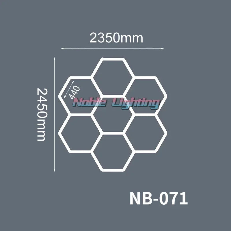 Hexagon LED Garage Light