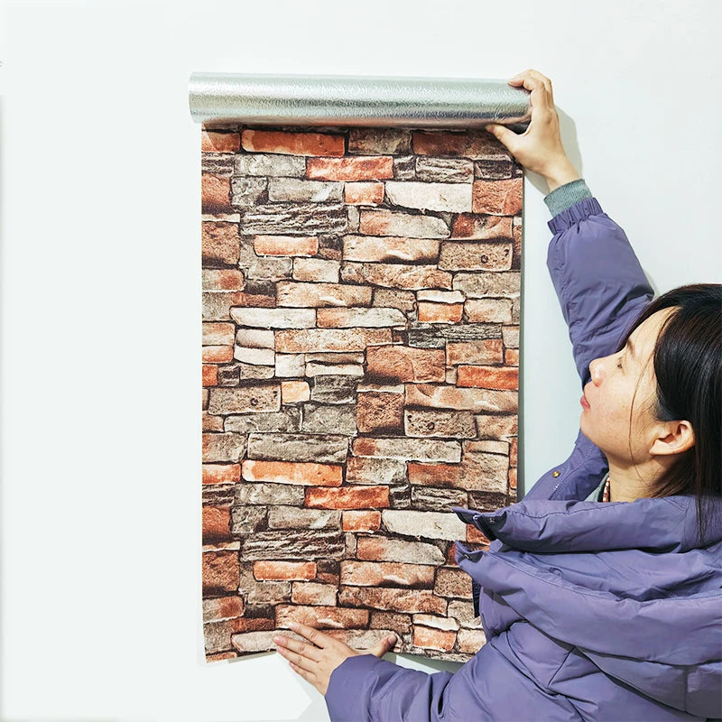 3D Wall Sticker Wallpaper – Self-Adhesive Waterproof Wall Panel