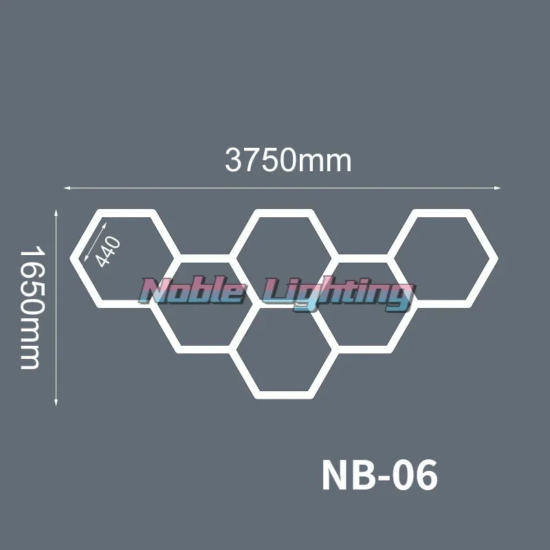 Hexagon LED Garage Light
