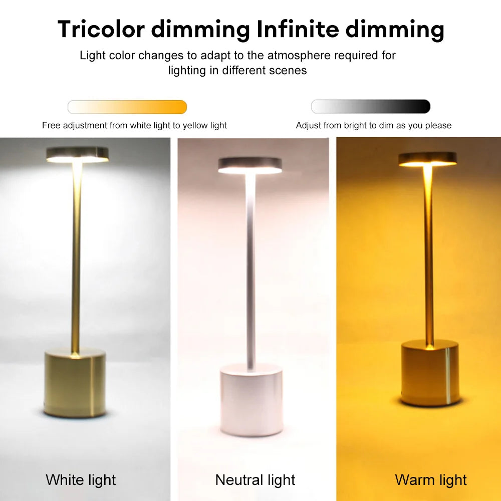 Classic USB Rechargeable Table Lamp