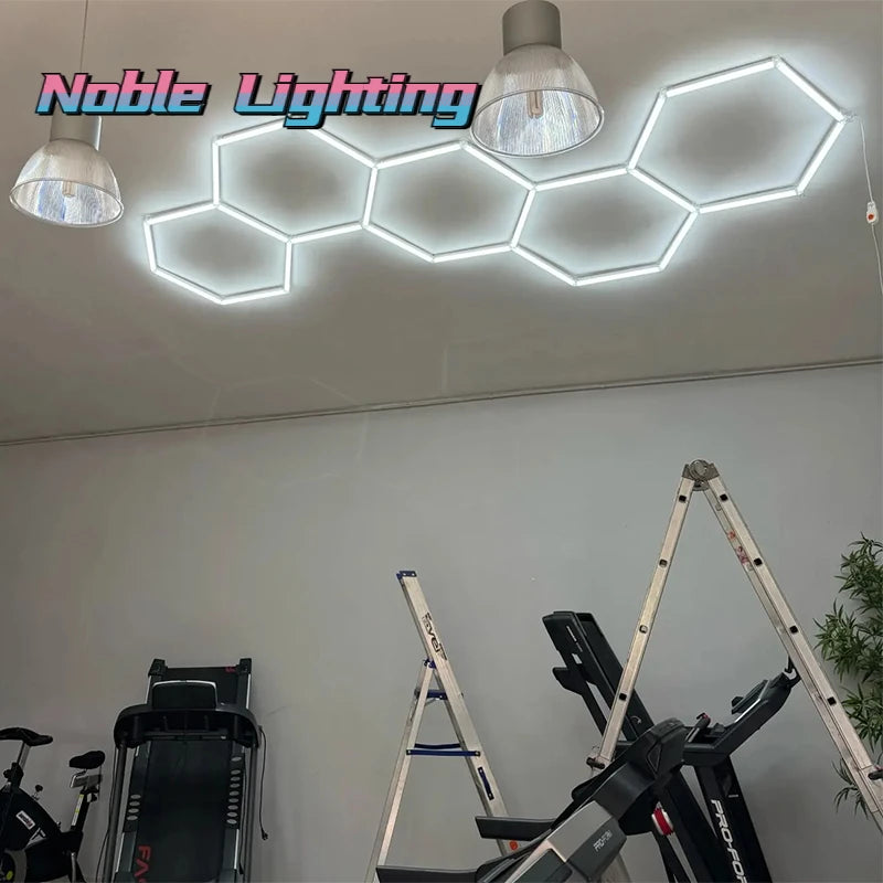 Hexagon LED Garage Light