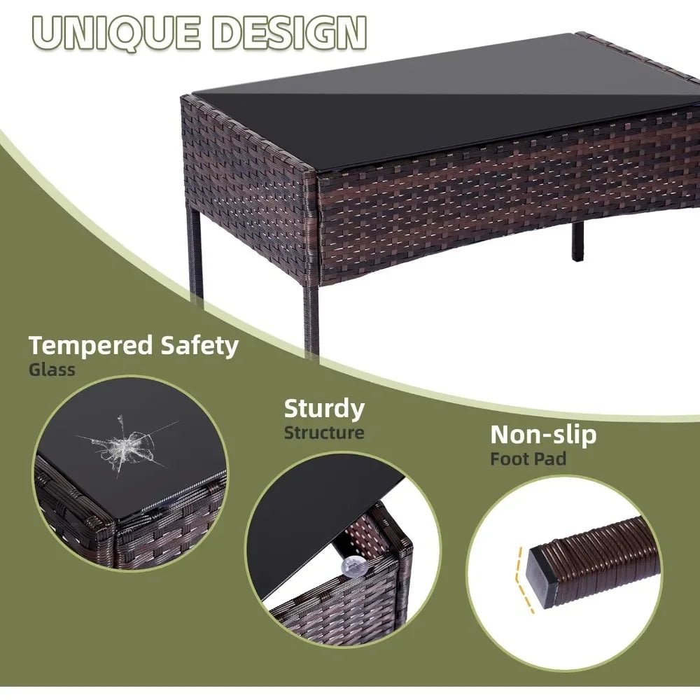 4-Piece Outdoor Patio Furniture Set