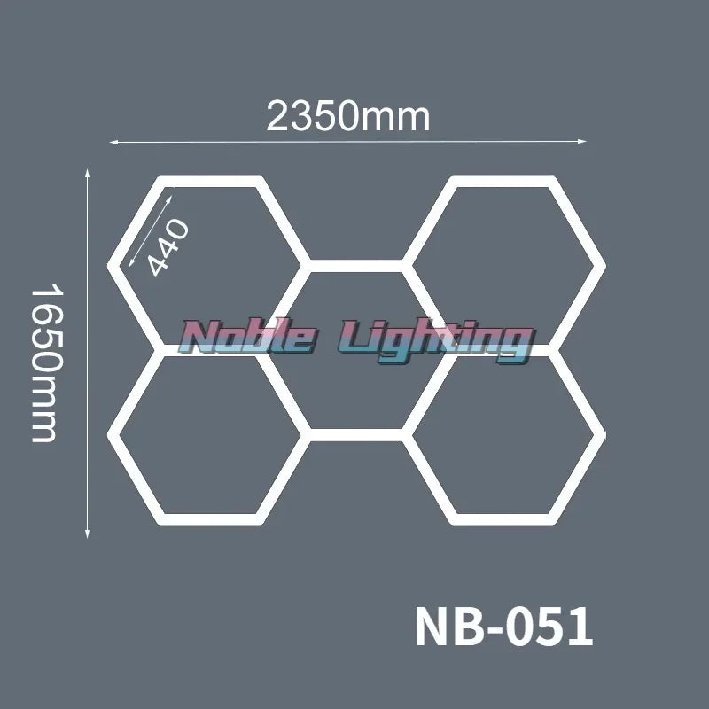 Hexagon LED Garage Light