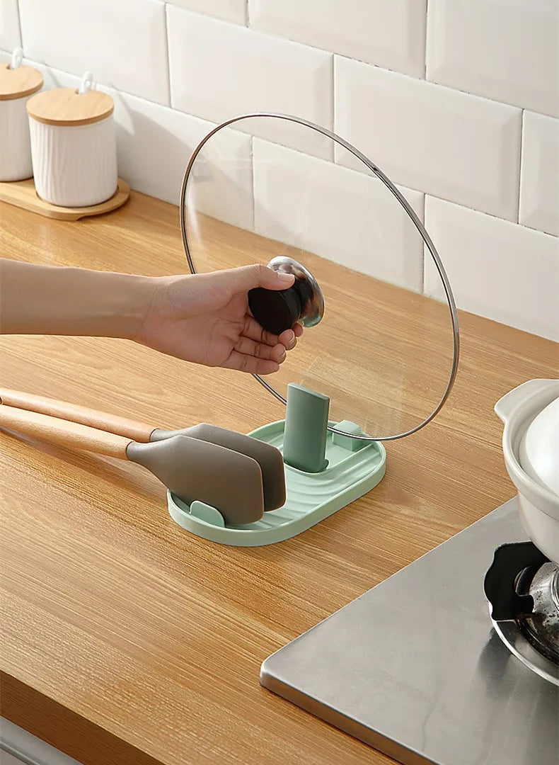 Plastic Spoon Holder – Heat-Resistant Kitchen Utensil Organizer
