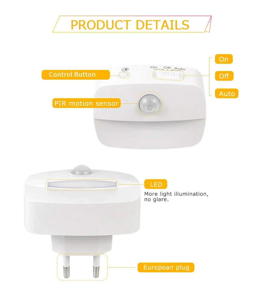 LED Motion Sensor Night Light